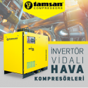 İnvertör Vidalı Hava Kompresörleri İmalatı